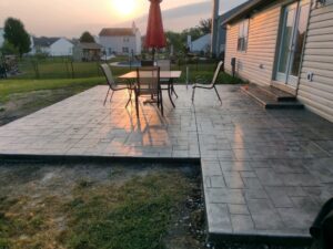 stamped-stained-concrete-patio